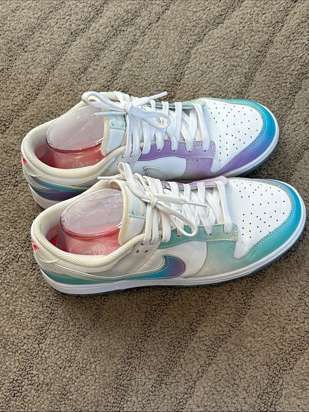 Nike Women’s Dunk Low “Unlock Your Space” in Iridescent Size 9 - Picture 3 of 8